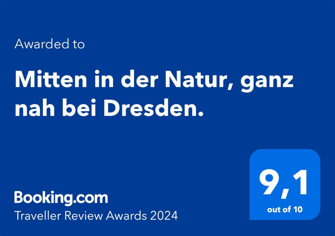 Mitten In Der Natur, Ganz Nah Bei Dresden. 班纳维茨 外观 照片