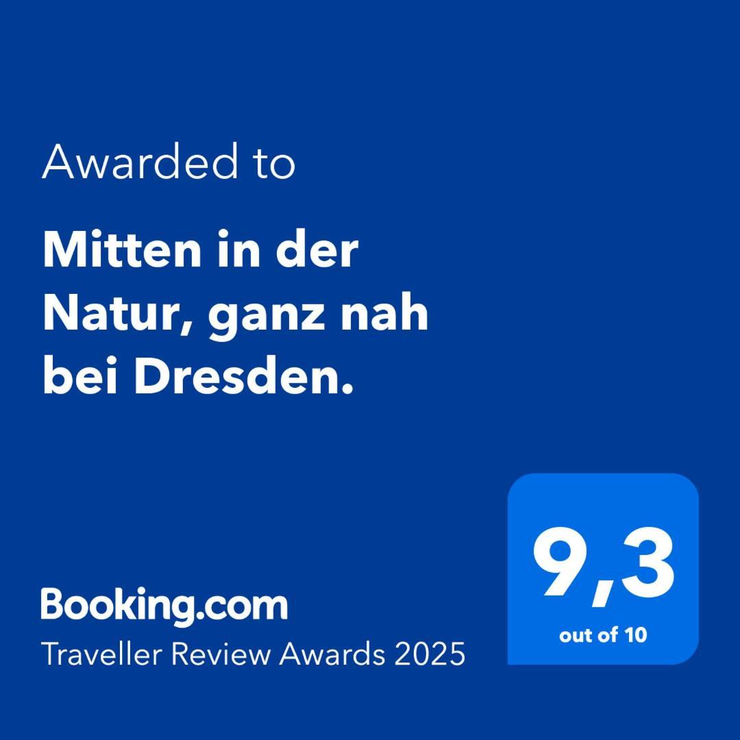 Mitten In Der Natur, Ganz Nah Bei Dresden. 班纳维茨 外观 照片
